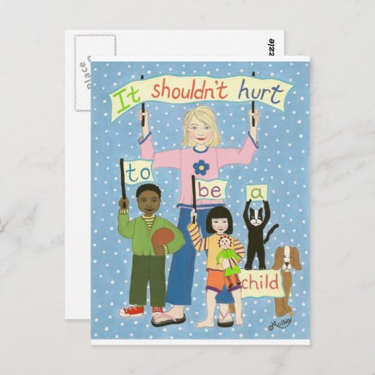 Es sollte nicht schaden, ein Kind zu sein Postkarte (Vorne/Hinten)