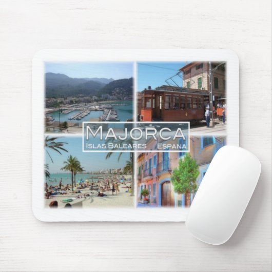 ES Spanien - Balearen - Mallorca - Mousepad (Mit Mouse)