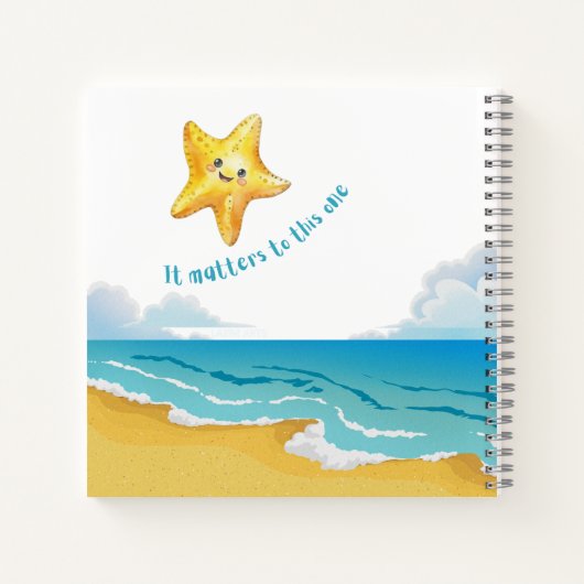 Es spielt eine Rolle, die Sternengeschichte. Notizblock (Rückseite)