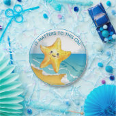 Es spielt eine Rolle, die Sternengeschichte. Pappteller (Party)