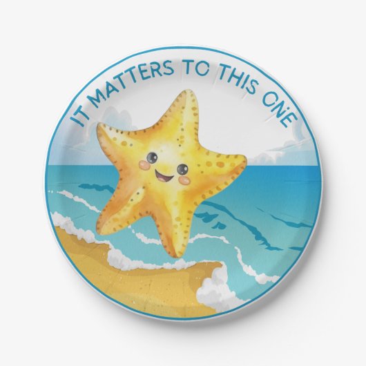 Es spielt eine Rolle, die Sternengeschichte. Pappteller (Vorderseite)