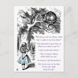 Es spielt keine Rolle, auf welche Weise du gehst Postkarte