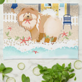 ES SPIELT SICH AUF DIESES EIN - Küchenhandtuch Geschirrtuch (Gefaltet)