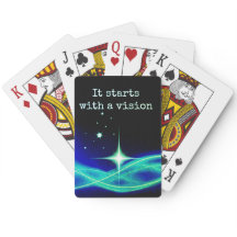 Es startet mit einem Sichtfeld-Kartenspiel