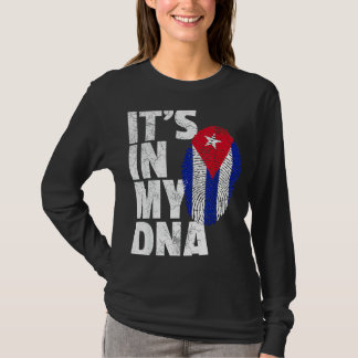 Es Steckt In Meiner Dna Kuba Flagge Kubanischer St T-Shirt