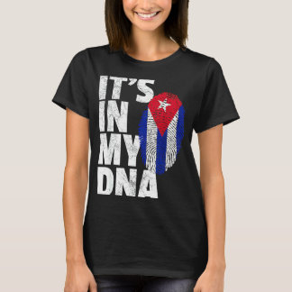 Es Steckt In Meiner Dna Kuba Flagge Kubanischer St T-Shirt