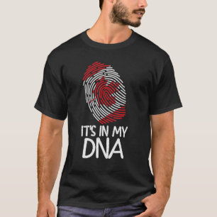 Es steckt in meiner DNA Stolz Kanadische Flagge T-Shirt
