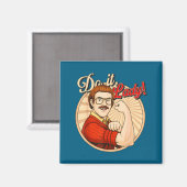 Es steht auf dem Shirt Magnet (Vorderseite/Rückseite)