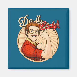 Es steht auf dem Shirt Magnet