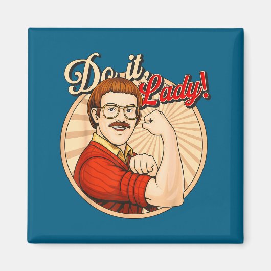 Es steht auf dem Shirt Magnet (Vorne)