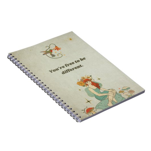 Es steht dir frei, anders zu sein notizblock (Rechte Seite)