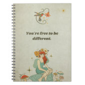 Es steht dir frei, anders zu sein notizblock (Vorderseite)