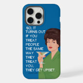 Es stellt sich also heraus, wenn man Menschen auf iPhone Hülle (Rückseite)