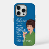 Es stellt sich also heraus, wenn man Menschen auf  iPhone Hülle (Rückseite)