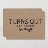 Es stellt sich heraus, dass der Vorschlag für eine Einladung (Vorne/Hinten)