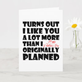 Es stellt sich heraus, dass ich dich sehr viel meh karte