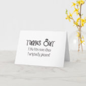 Es stellt sich heraus, dass ich ihn mag, wenn er e karte (Gelbe Blume)