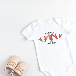 Es stimmt, dass ich Käfer esse Baby Strampler