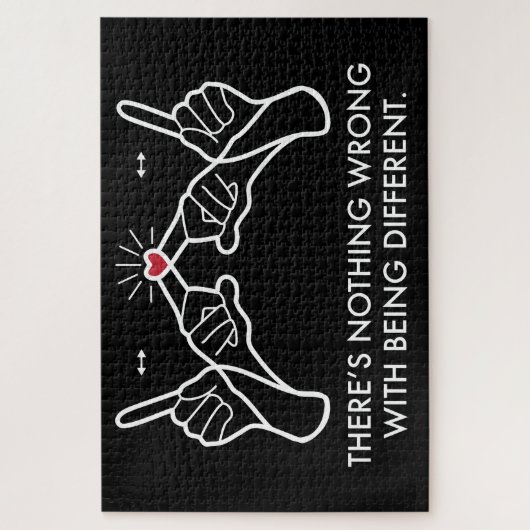 Es stimmt nichts damit, anders zu sein puzzle (Vertikal)