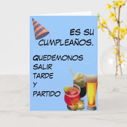 Es su cumpleaños. karte (Gelbe Blume)