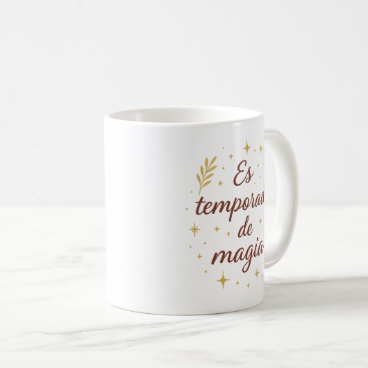 Es Temporada de Magia ✨ | Festive Christmas  Kaffeetasse (VorderseiteRechts)