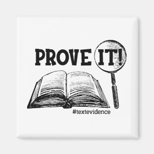 Es Text Evidence Funny Testing Day Geschenke für d Magnet