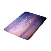 Es träumt Lila Ozeanfotografie Badematte (Schrägansicht)