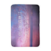 Es träumt Lila Ozeanfotografie Badematte (Vorderseite Vertikal)