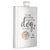 Es trinkt nicht allein, wenn Hund ist Zuhause benu Flachmann (Rechts)