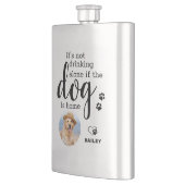 Es trinkt nicht allein, wenn Hund ist Zuhause benu Flachmann (Links)