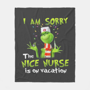 Es tut mir leid, dass die schöne Krankenschwester  Fleecedecke