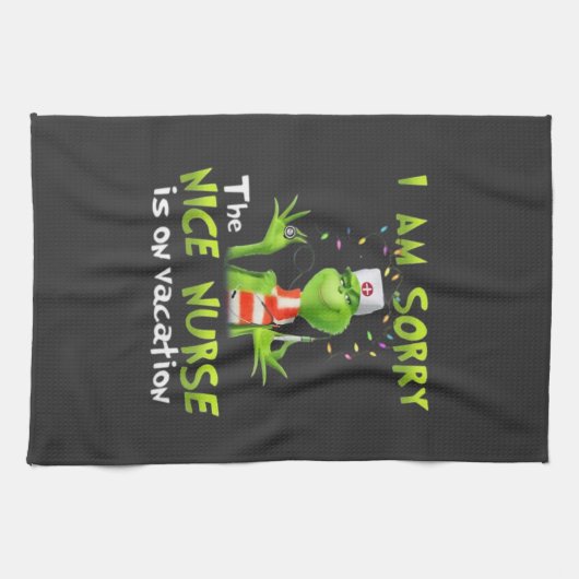 Es tut mir leid, dass die schöne Krankenschwester Geschirrtuch (Horizontal)