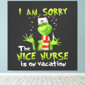 Es tut mir leid, dass die schöne Krankenschwester Leinwanddruck (Insitu (Holzboden))