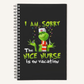 Es tut mir leid, dass die schöne Krankenschwester  Notizblock (Vorderseite)