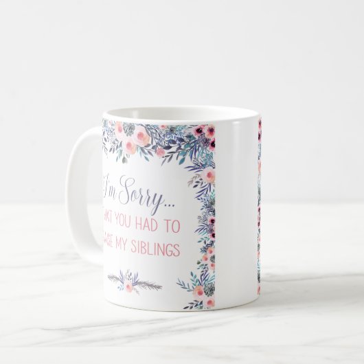 Es tut mir leid, dass du meine Tasse der Geschwist (Vorderseite Links)