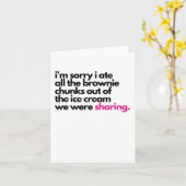 Es tut mir leid, dass ich alle Brownes Sympathy Ca Karte (Gelbe Blume)