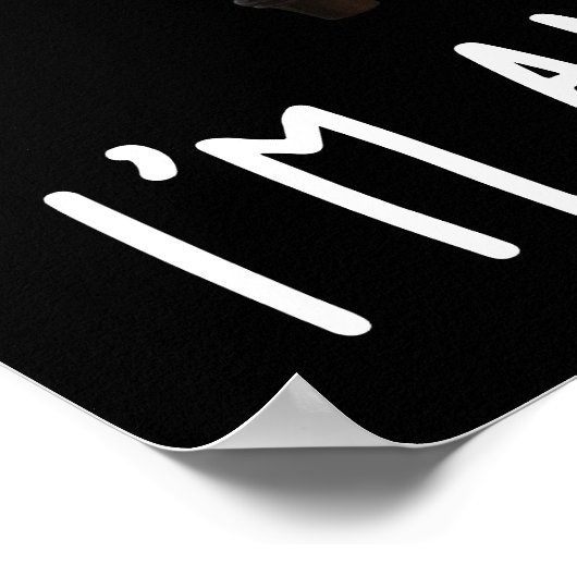 Es tut mir leid, dass ich das nicht kann - ich bin poster (Ecke)