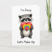 Es tut mir leid, dass ich dich vermisse | LGBTQ Ra Karte (Vorderseite)