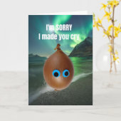 Es tut mir leid, dass ich dich zum Weinen gebracht Karte (Gelbe Blume)