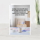 Es tut mir leid, dass ich dich zum Weinen gebracht Karte (Rückseite)