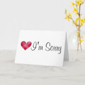 Es tut mir leid, dass ich eine individuell anpassb karte (Gelbe Blume)