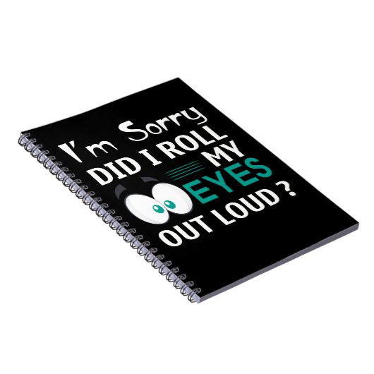 Es tut mir leid, dass ich meine Augen laut ausgewo Notizblock (Rechte Seite)