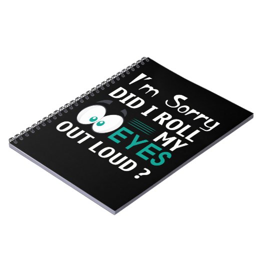 Es tut mir leid, dass ich meine Augen laut ausgewo Notizblock (Linke Seite)