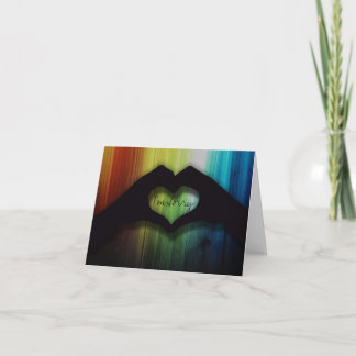 Es tut mir leid, dass ich mit Regenbogen-Leichtem  Karte