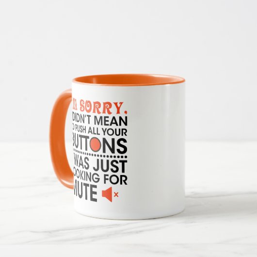 Es tut mir leid, dass ich nicht gemein war, alle T Tasse (Vorderseite Links)