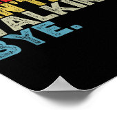 Es tut mir leid, dass ich nicht laufen kann, wer W Poster (Ecke)