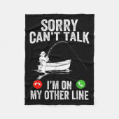 Es tut mir leid, dass ich nicht sagen kann, dass i fleecedecke (Vorderseite)