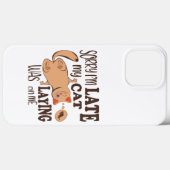 Es tut mir leid, dass ich zu spät dran bin Case-Mate iPhone hülle (Rückseite (Horizontal))