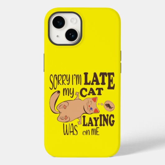 Es tut mir leid, dass ich zu spät dran bin Case-Mate iPhone hülle (Rückseite)