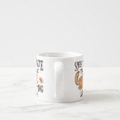 Es tut mir leid, dass ich zu spät dran bin espressotasse (Rückseite)